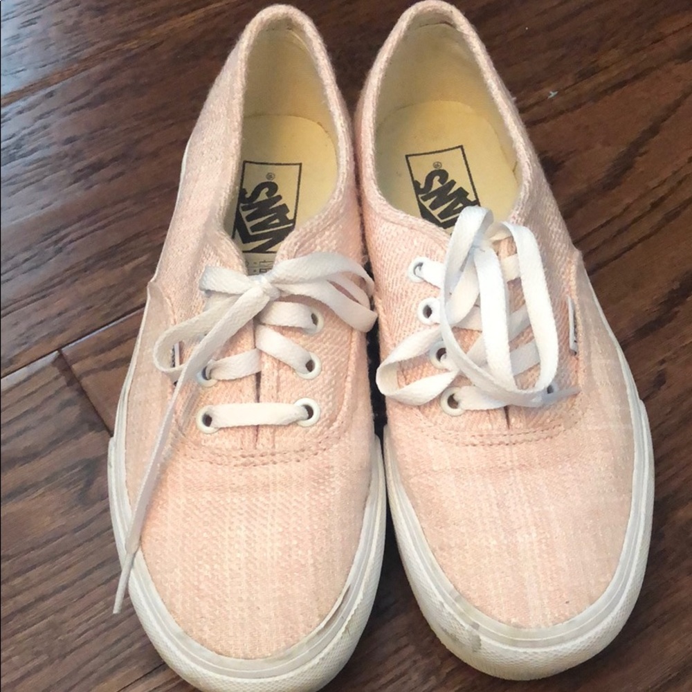 Pink Vans platform sneakers
